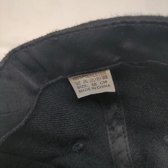 Army Veteran Strapback Hat Black 58cm Embroidered Adjustable Military - Picture 7 of 7